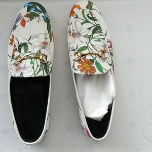 Gucci hotsebit loafer floral canvas